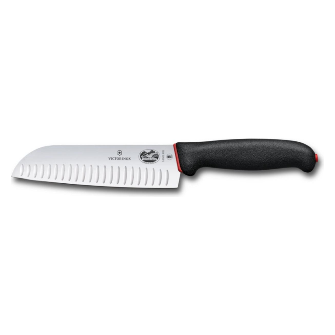 Victorinox Coltello Santoku alveolato Dual Grip 17 cm (17 cm) (5.2523.17DB)