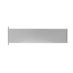 CITY-GUIDE Hohlkammerprofil silber eloxiert 15 x 85 cm