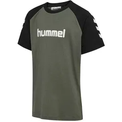 hummel, Jungen, Sportshirt, Logo (104), Grau