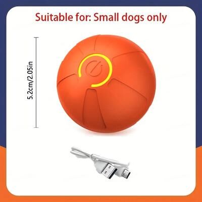 Inspire Essentials Smart Interactive Rolling Dog Ball Toy 15