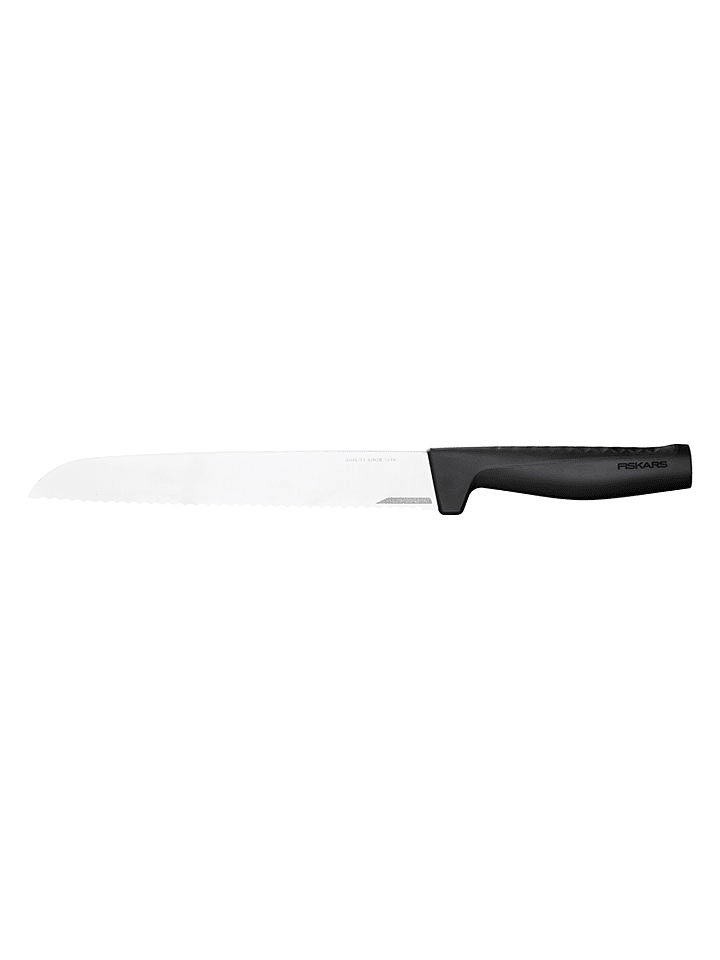 Fiskars Brotmesser "Hard Edge" in Schwarz - (H)35 cm - onesize