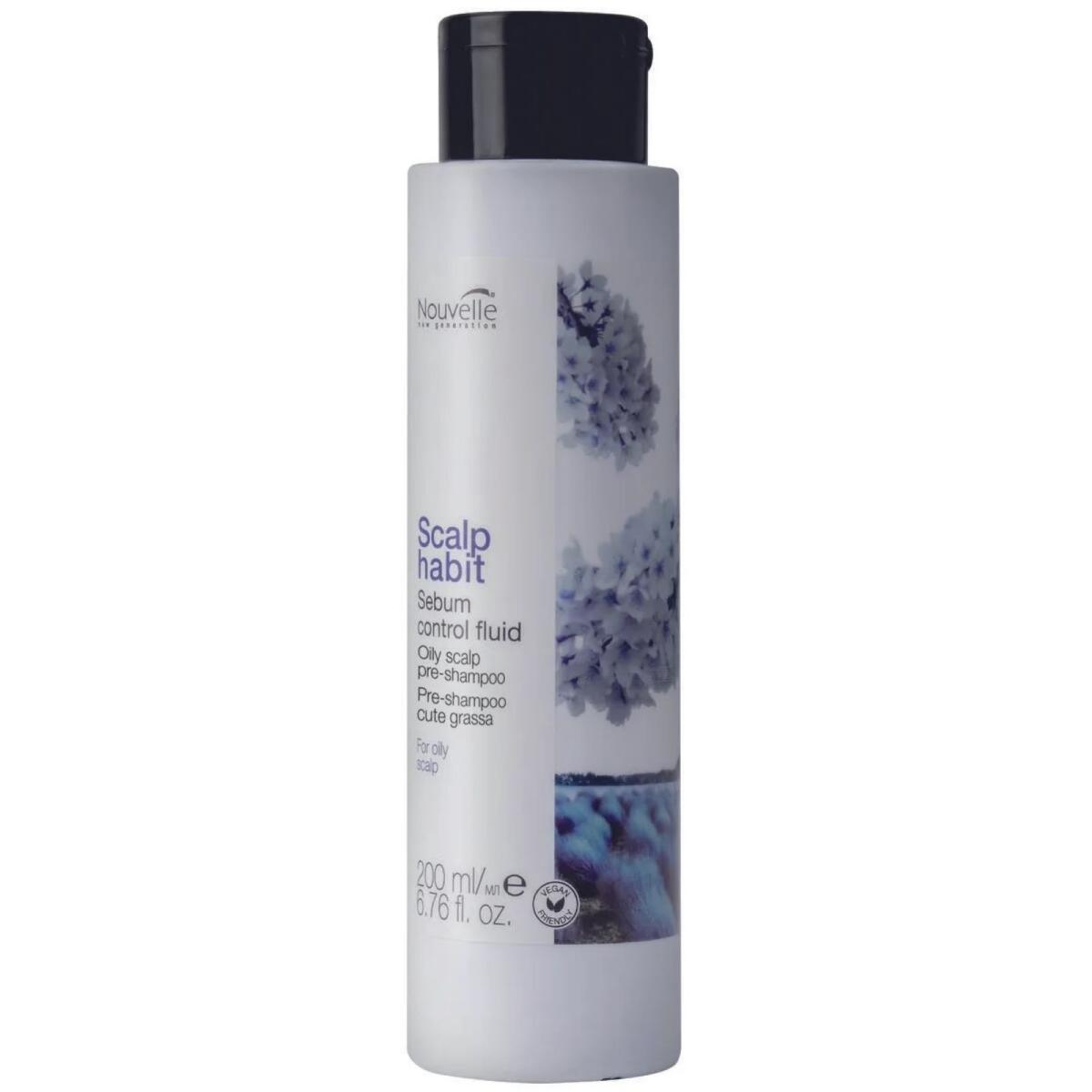 H.S.A. Hair Styling Applications S.p.A. Nouvelle Scalp Habit Sebum Control Fluid 200ml Oily Scalp