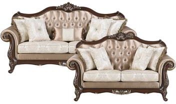 Fremont & Park Kall Textured & Jacquard 2-Piece Living Room Sofa Sets with Pillows