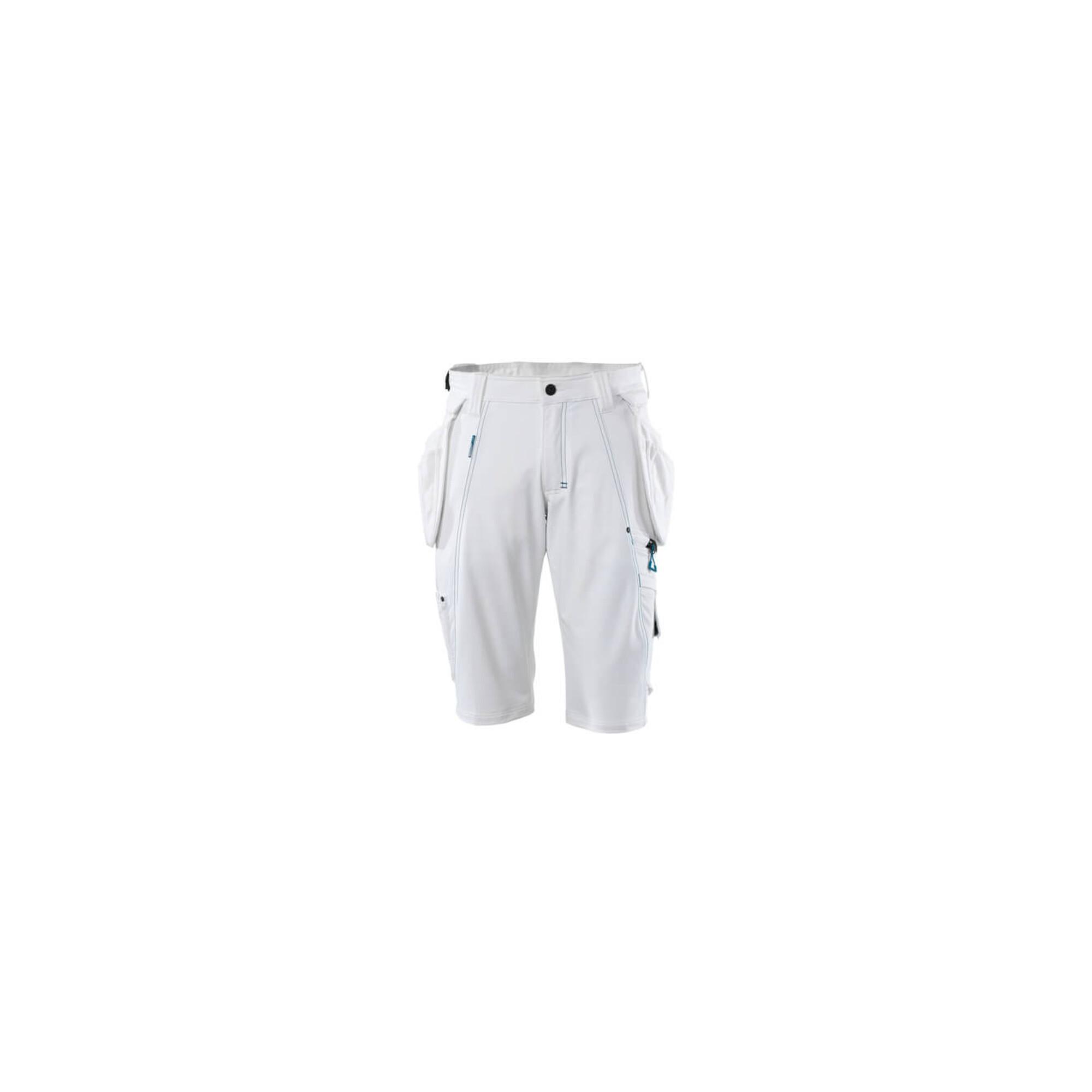 Mascot Shorts mit abnehmbaren Hängetaschen Handwerkershorts Größe C64, weiss (17149-311-06-C64)
