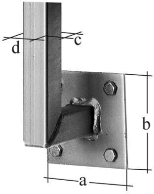 Alberts Geländerpfosten universal mit 70 mm