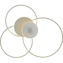 LED-Deckenleuchte Sehr Champagnerfarben max. 40 Watt Deckenlampe