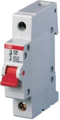 ABB Stotz S&J; Interrupteur sectionneur 1 pôle, 16A E201/16R (2CDE281001R0016)