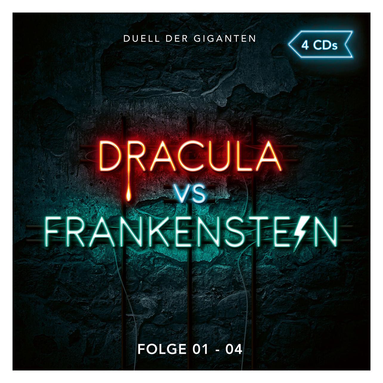 Universal Dracula vs Frankenstein. Folge 01 - 04 (Hörspielbox) (Christian Gailus, Christian Hagitte, Simon Bertling, Deutsch) (43781042)