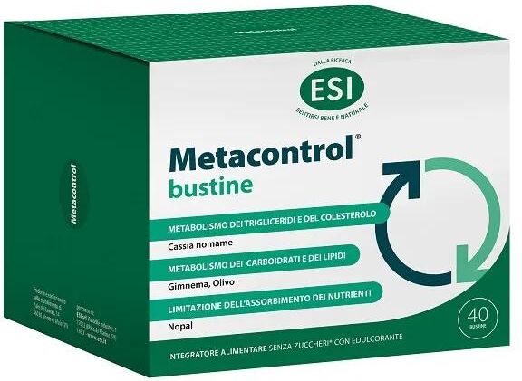 Esi Metacontrol Integratore per Sindrome Metabolica 40 Bustine
