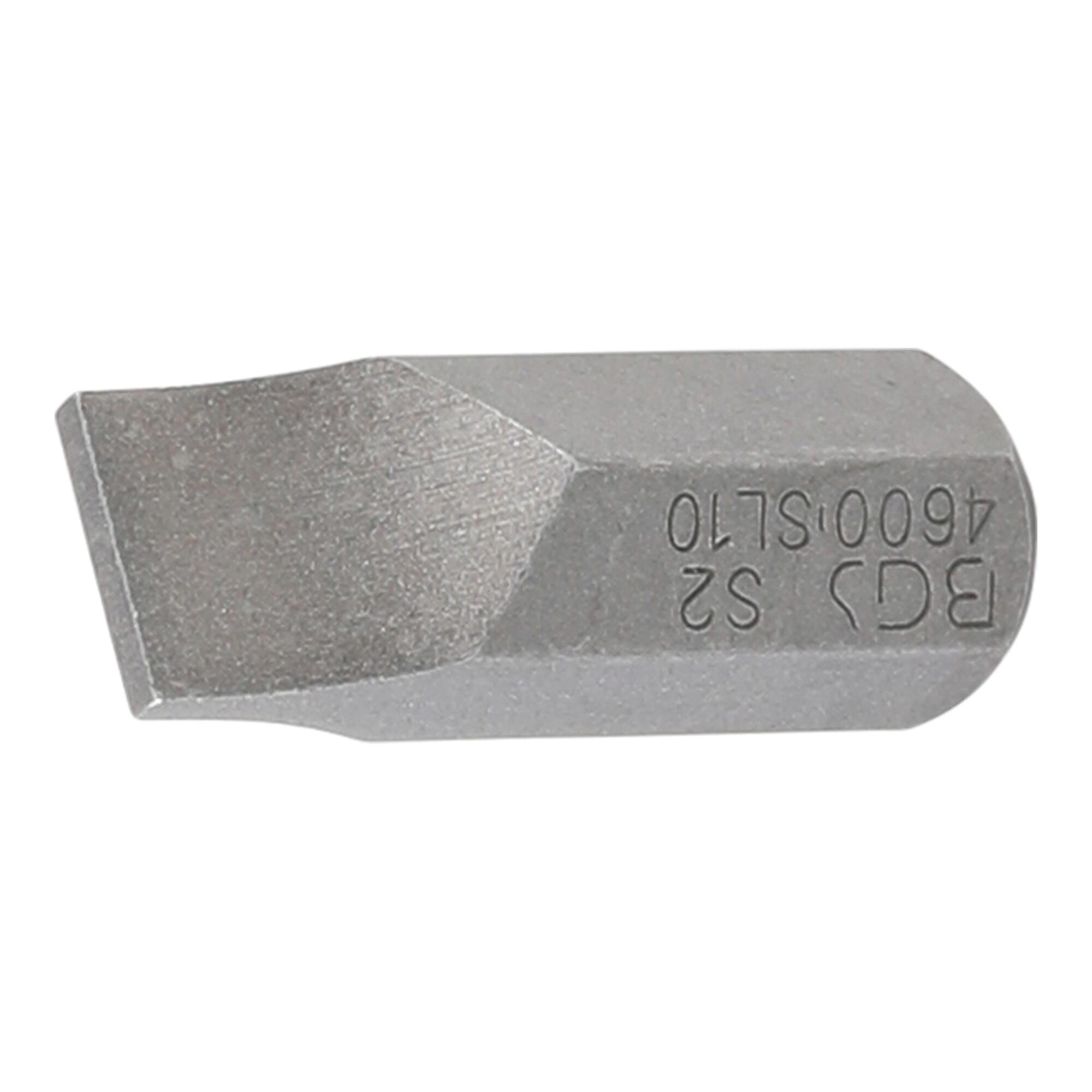 BGS Bit 4600, Antrieb Außensechskant 10 mm (3/8"), Schlitz 10 mm ; BGS technic)