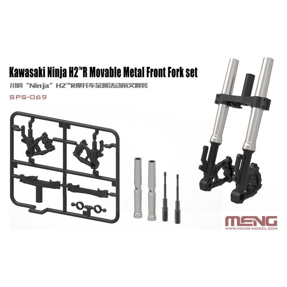 Meng-Model Kawasaki Ninja H2(TM)R Movable Metal Front Fork Set (SPS-069)