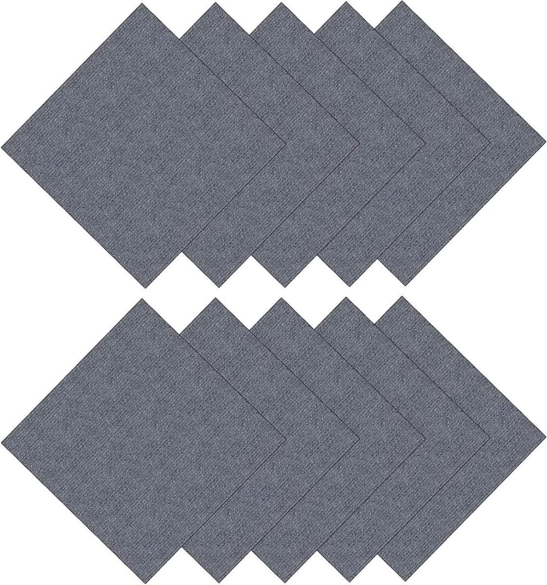 Zelfklevende Carpettegels Tapijt in Grijs - 50 x 50 cm