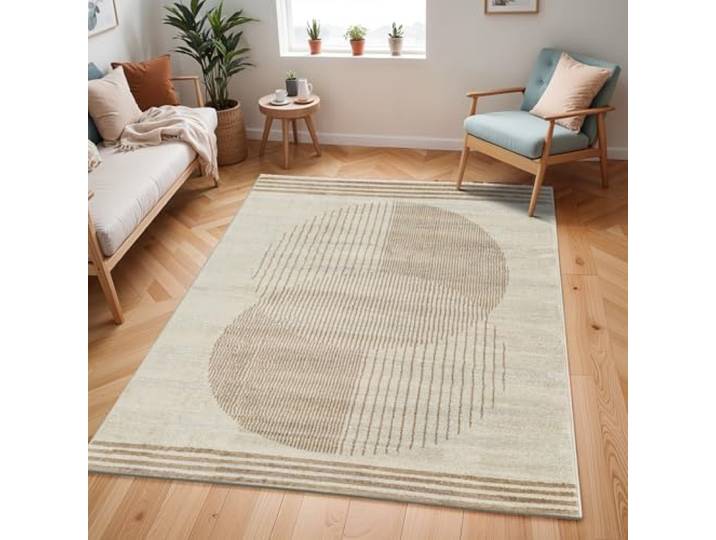 Livabliss Enso 2 Mombasa Teppich 160x216 cm – Beige, Braun