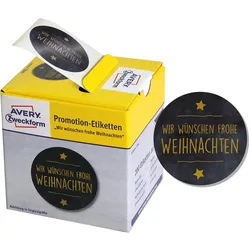 Avery, Etiketten, Promotion Aufkleber Weihnachten