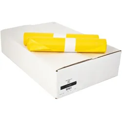 Vepa Bins Gele Vuilniszakken Medium-Dikte 70x110 cm, 0.021 mm - 250 Stuks (10 Rollen) (8713631196661), Abfallsack, Gelb
