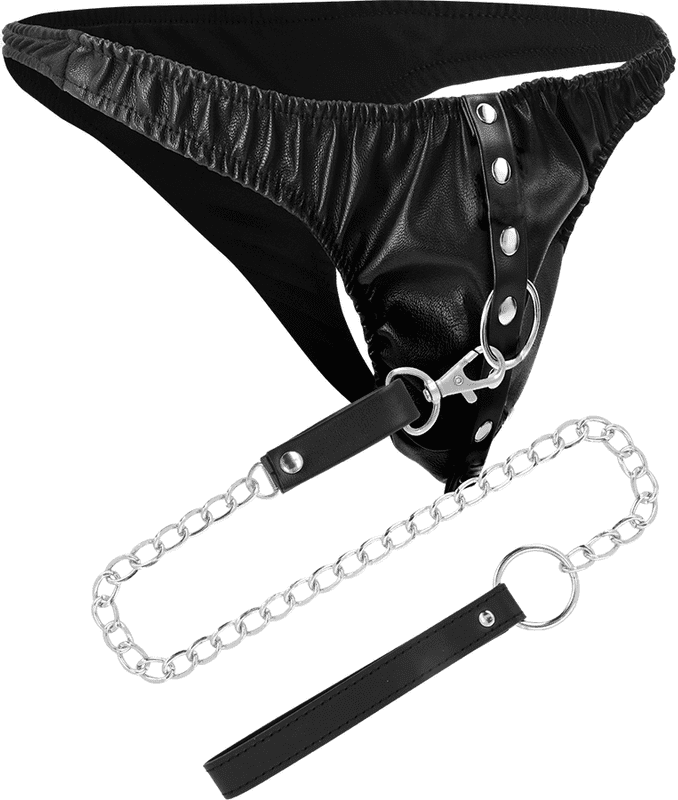 Darkness string de soumission avec chaine en metal