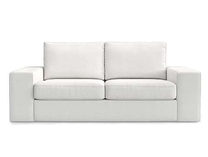 MASTERS OF COVERS Housse De Remplacement Compatible Canapé 2 Places IKEA Kivik\, 190 X 95 X 83 Cm (Blanc\, Coton)