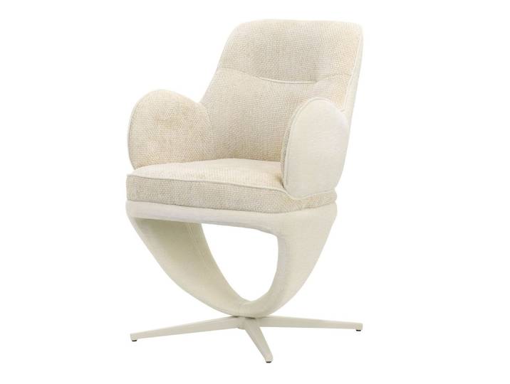 Polsterstuhl 58x62x86 Chenille beige KIAN #02