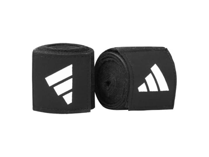 Adidas Boxbandagen, Box Bandage fürs Handgelenk, 5 x 2,55 m, Training Boxing Crepe, schwarz