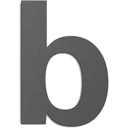 CMD Creative Metalldesign Hausnummer „ b “, Höhe 25cm, Edelstahl, anthrazit CMD-Gb-anthrazit