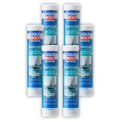 6x Schmiermittel LIQUI MOLY 25043 Marine Bootsfett Schmierung Schiff Boot 400g
