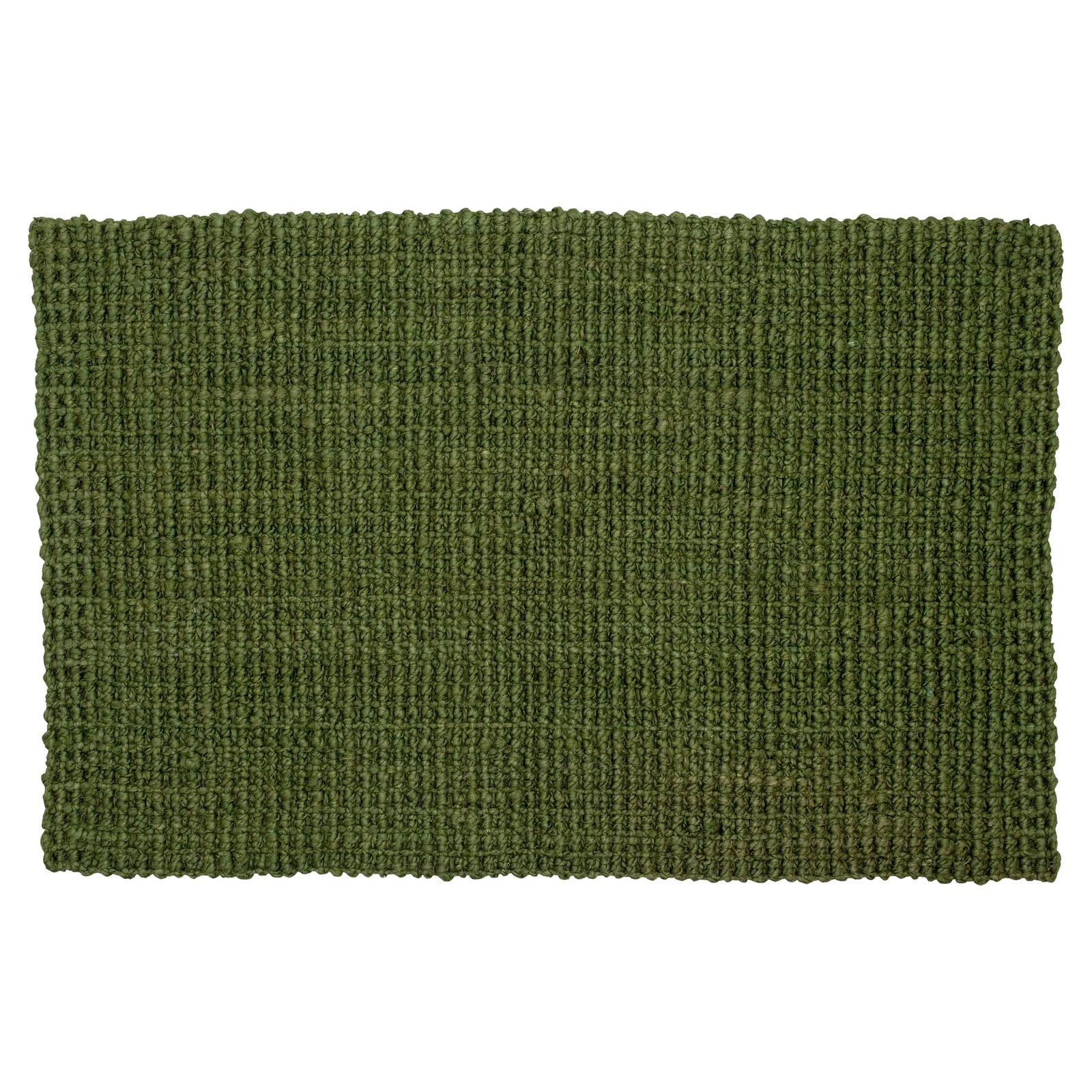 Dixie Jute deurmat dark green 60 x 90 cm