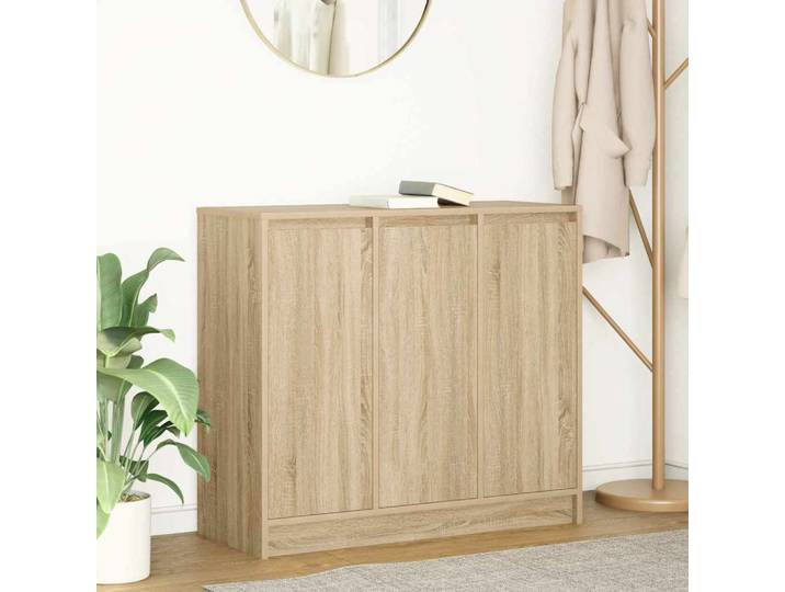 vidaXL Sideboard chêne Sonoma 85x34x76 cm bois composite