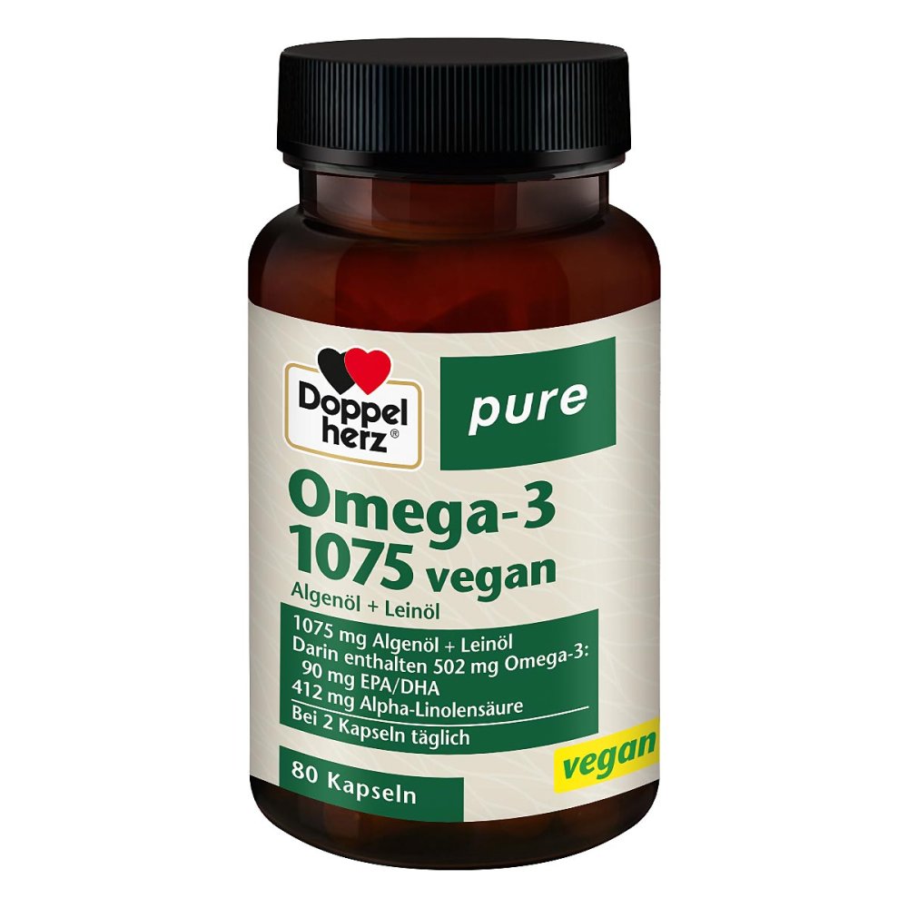 Queisser Pharma GmbH & Co. KG Doppelherz Omega-3 1075 Vegan Pure Kapseln 17261503