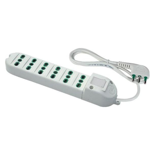Goobay FANTON 41043 6 Steckdose(n) AC 1,5 m Weisses Verlängerungskabel und Stecker (1.50 m) (41043)