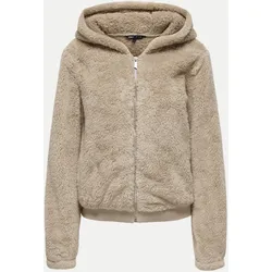 Teddy-Jacke Beige XL