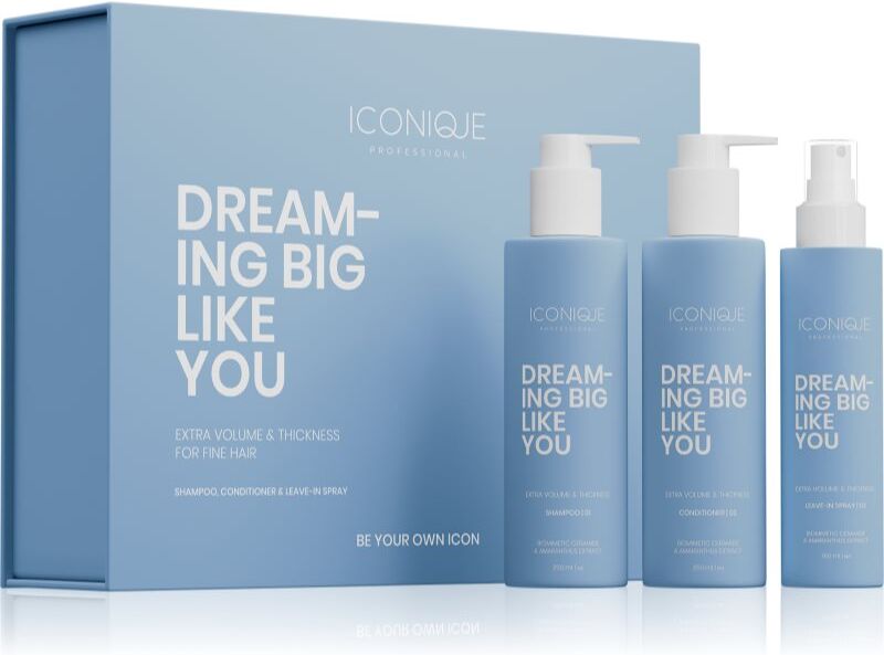 ICONIQUE Professional DREAMING BIG LIKE YOU Volume & Thickness Set ensemble pour donner du volume