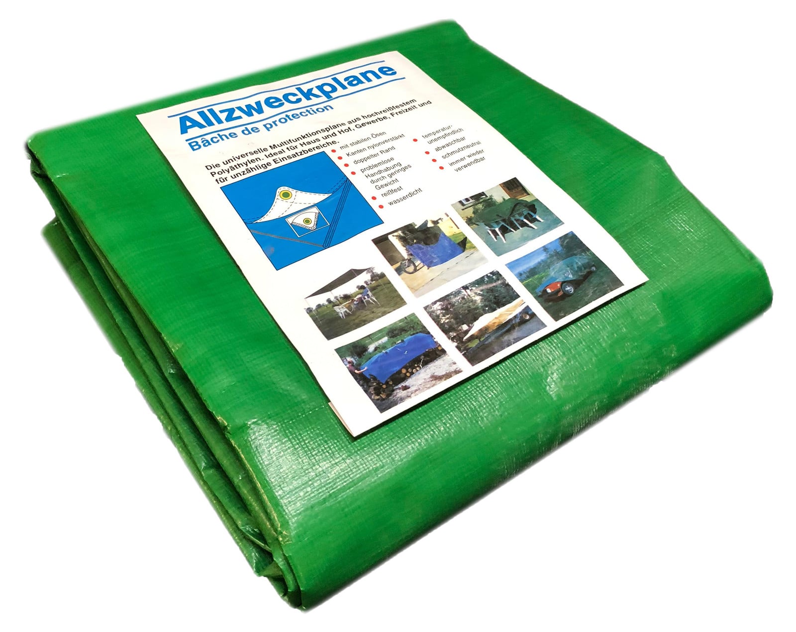 Aquagart Universeel Beschermzeil Zeildoek 2 x 3 meter, 150 gram