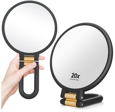 Fusion Finds Magnifying Travel Makeup Mirror With Stand Double Sided Foldable Hand Mirror Magnifying Travel Makeup Mirror With Stand Double Sided Foldable Hand Mirror