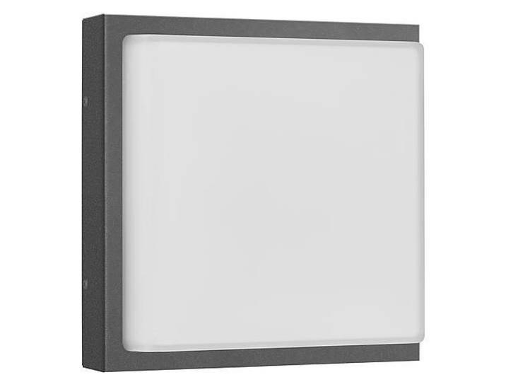LCD Wand- & Deckenleuchte Bewegungsmelder Graphit E27 IP44 25x25x9,5cm 045SEN Italy