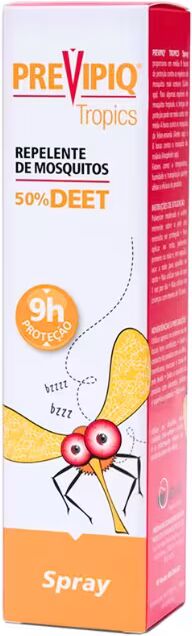 Previpiq Tropics Repelente de Mosquitos Spray 50% Deet 75ml