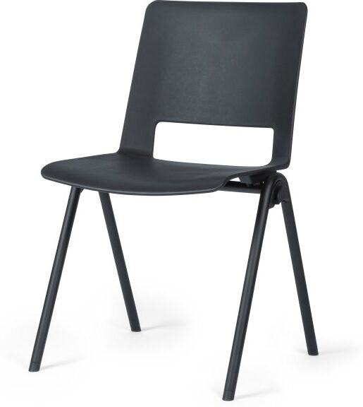 No-Name Square Konferencestol Sort/sort