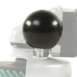 3D Kugelgriff inkl. L-förmiger Halter, für Winkelschleifer mit M8 Aufnahme