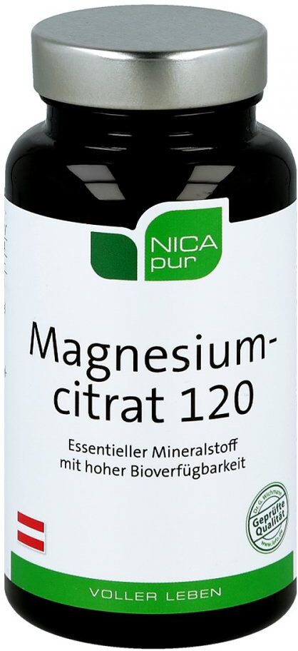 Nicapur Magnesiumcitrat 120 Kapseln 60stk