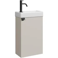 GÄSTE-WC-MÖBELSET Apollo 2 Teile Cashmere - 40 x 22 x 68 cm