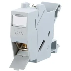 Metz Connect Hutschienenmodul,Kat.6 TN E-DATmod-REG-lgr