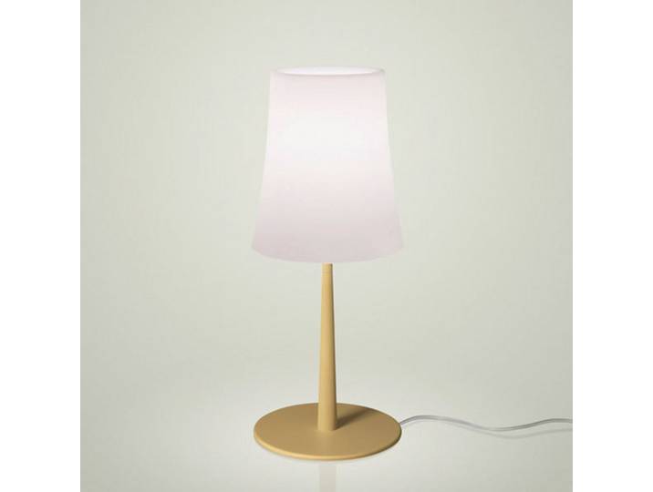 Lampe à poser Birdie Easy Yellow - Foscarini - Salon / séjour - Design - Métal - Avec abat-jour
