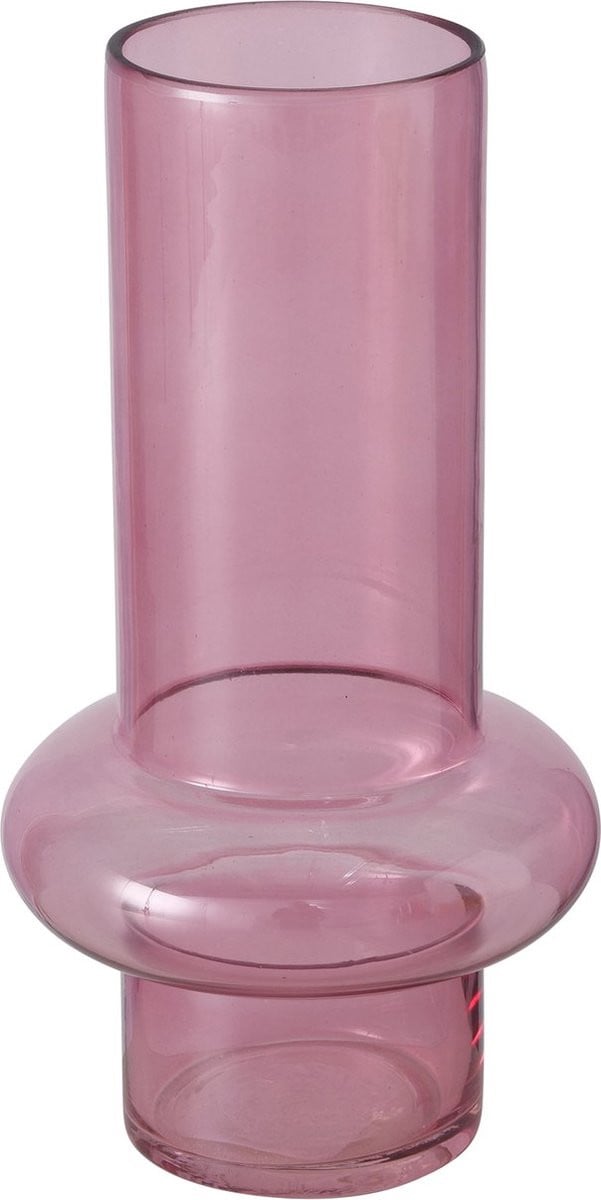 Boltze Moderne glazen vaas - Roze