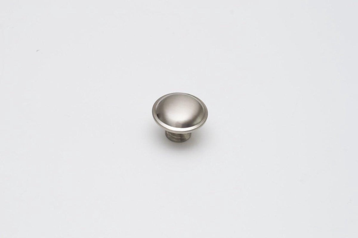Meubelknop Kastknop Zilver met Roestvrijstalen Look, DM 32 mm