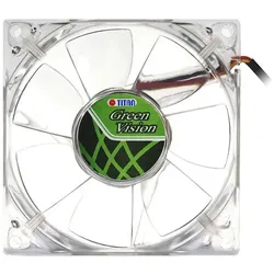 TITAN 92x92x25mm, TFD-9225GT12Z/V2(RB), Green Vision