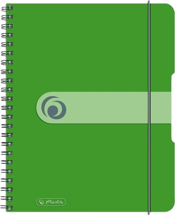 Herlitz Spiralblock "to go" PP-Cover A5 80 Bl. Apfel