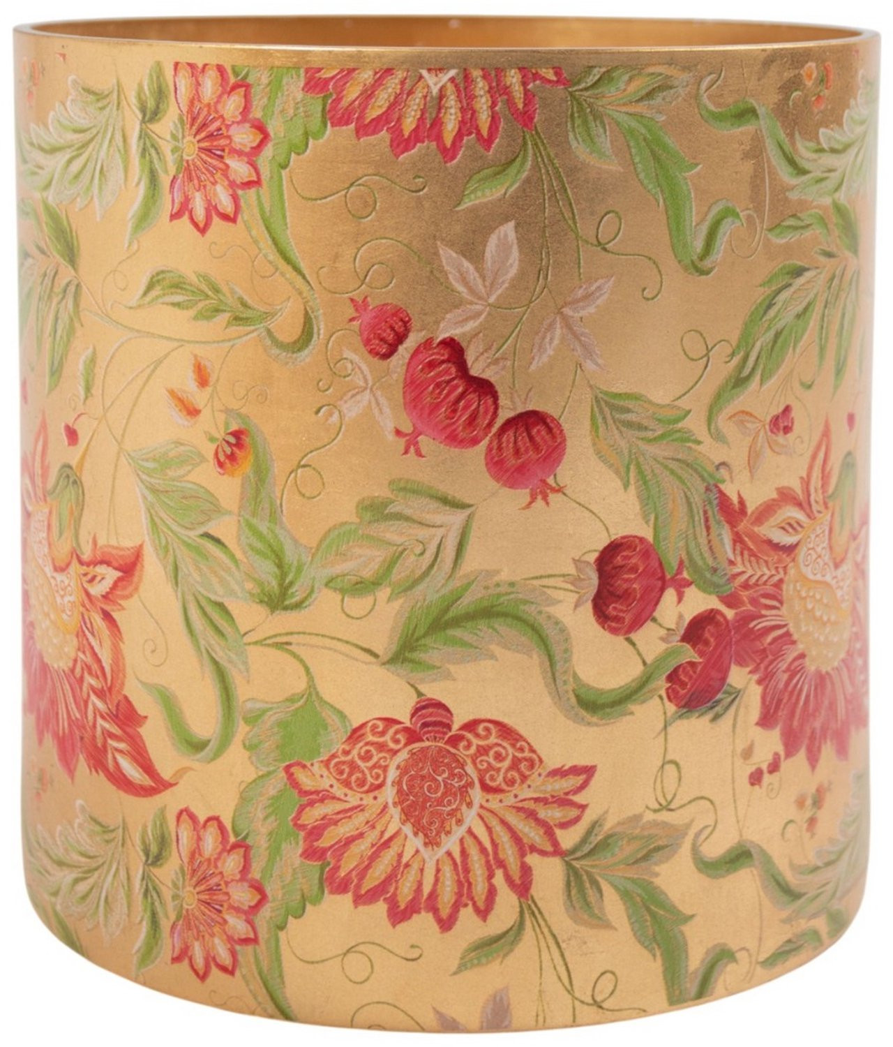 Mars & More Tealighthouder met goudfolie, 25 cm