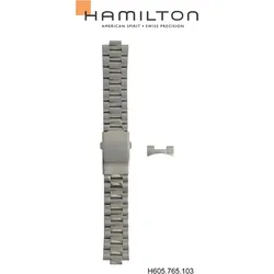 Hamilton - Khaki Aviation Band-set Edelstahl H695.765.103 - silber