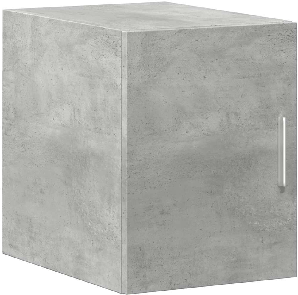 vidaXL Armoire de rangement mince gris béton 30x42,5x225 cm