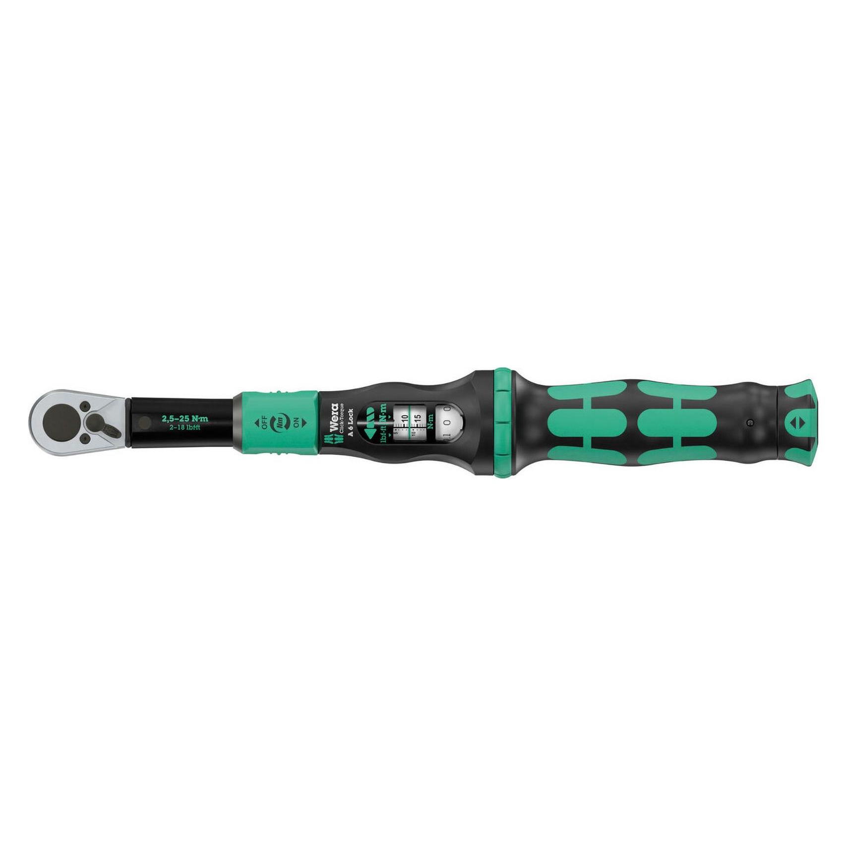 Wera Click-Torque Lock A6 (1/4", 2.50 - 25 Nm) (05075691001)