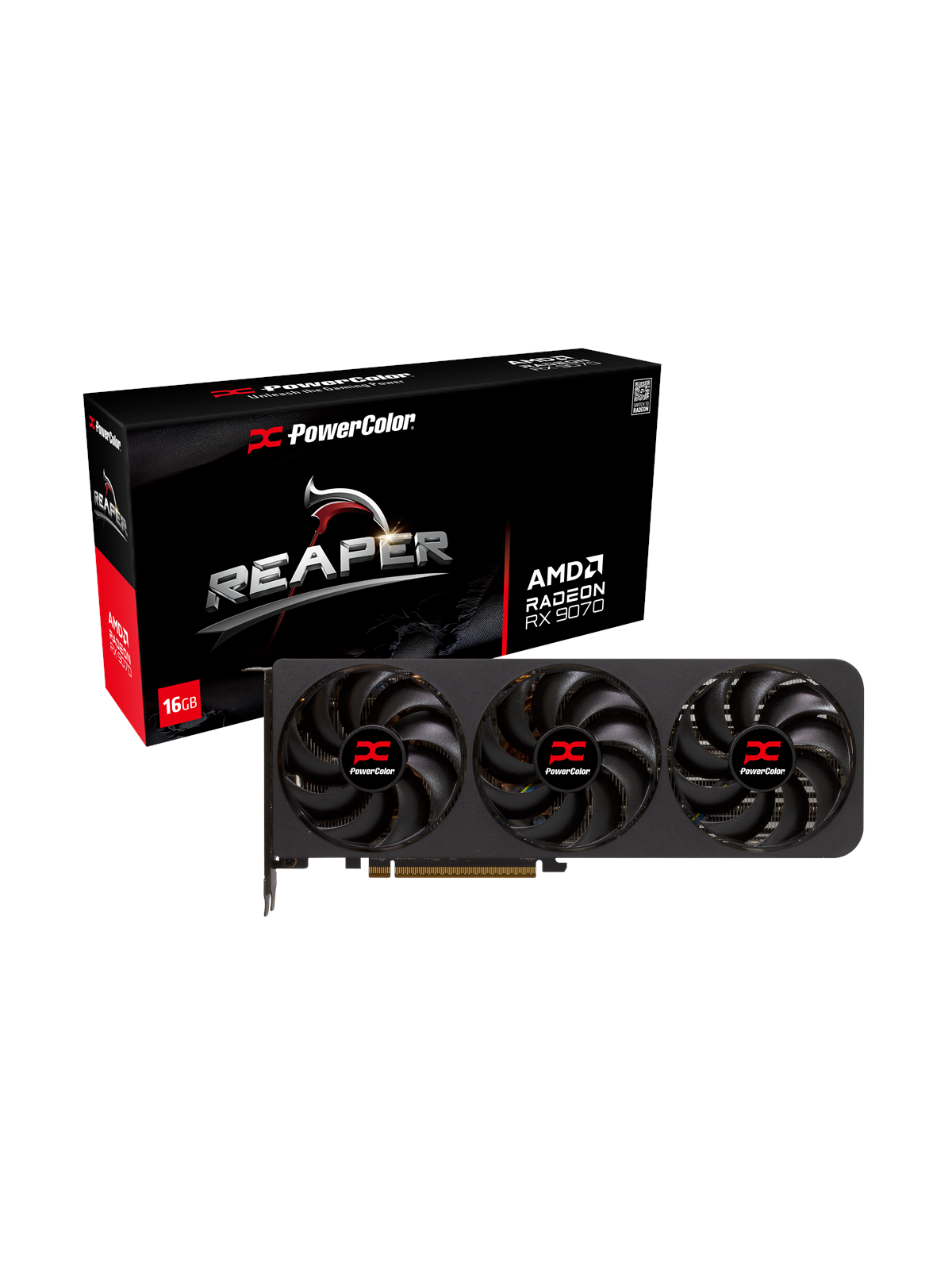 PowerColor Radeon RX 9070 Reaper - 16GB GDDR6 RAM - Grafikkarte